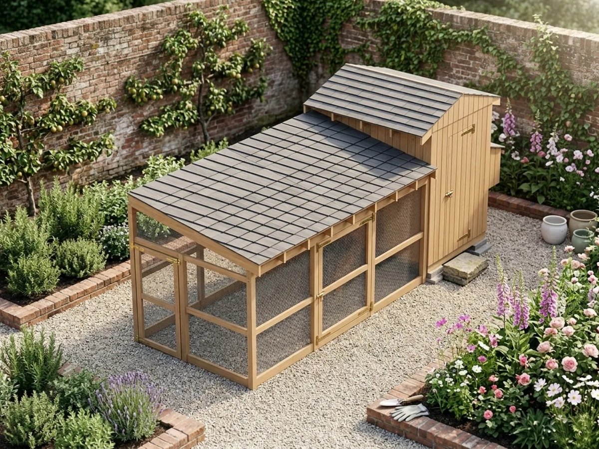 Chicken Coop Plans PDF with Run: 4x6, 6x8 and 8x10, image 2